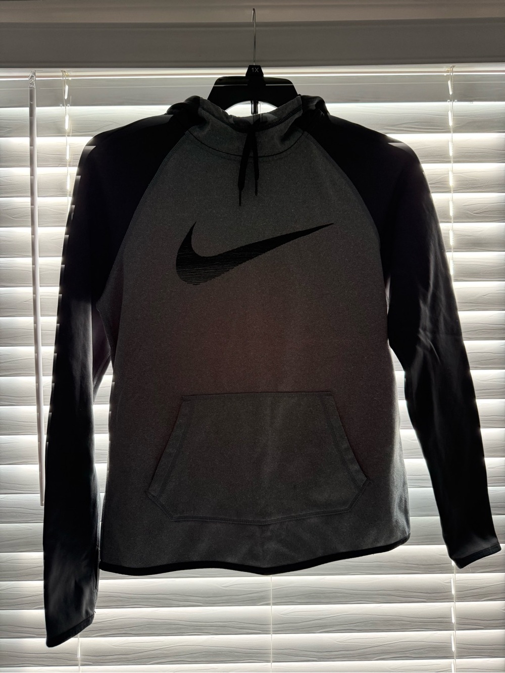 Women’s Nike Gray & Black Pullover Hoodie
